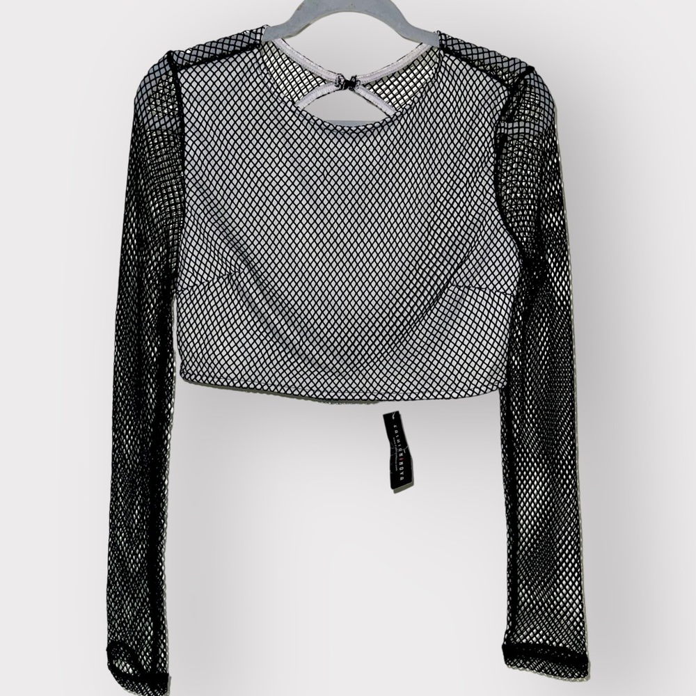 Fashion Nova Fishnet Top